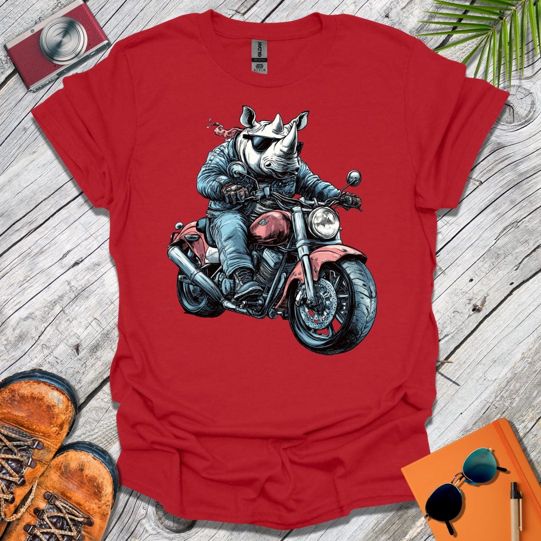 Biker Rhino T-Shirt