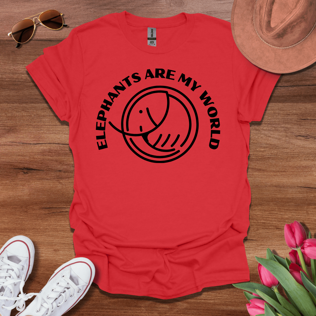 Elephants R My World T-Shirt