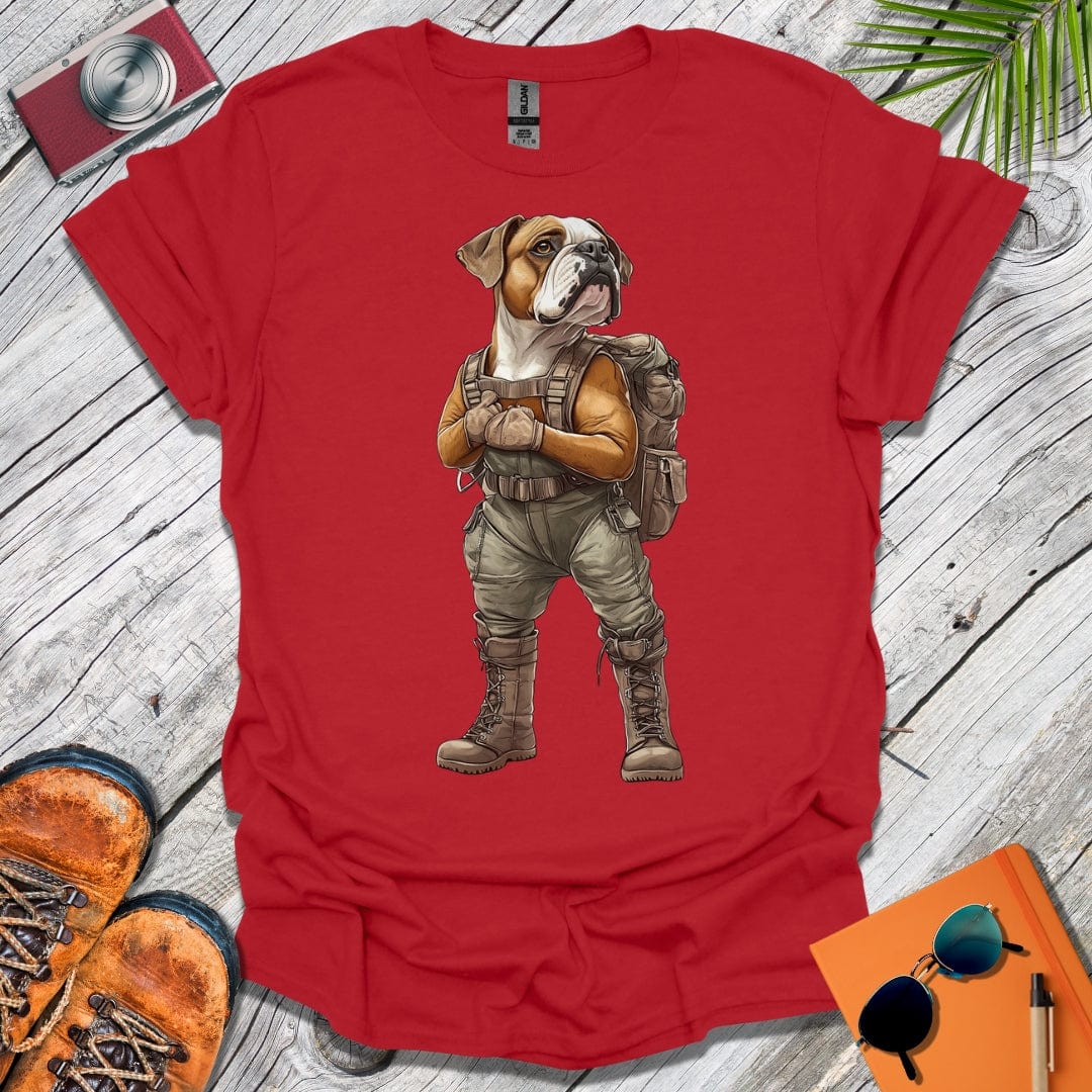 Explorer Boxer Dog T-Shirt