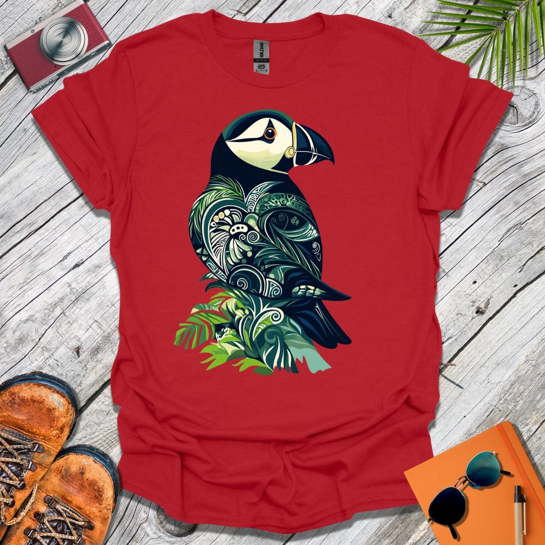 Green Puffin T-Shirt