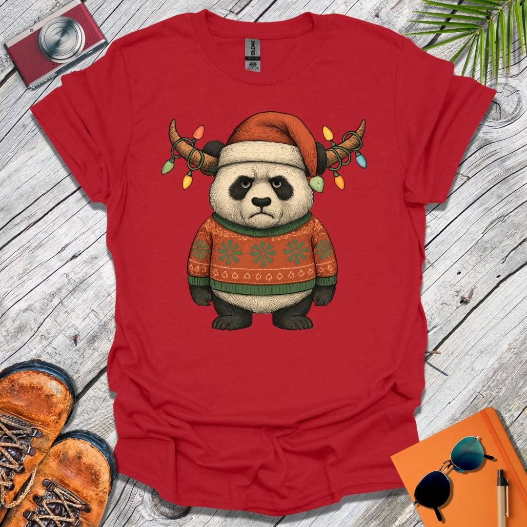 Grumpy Xmas Panda T-Shirt