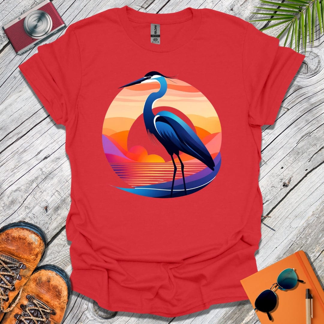 Heron Sunset T-Shirt