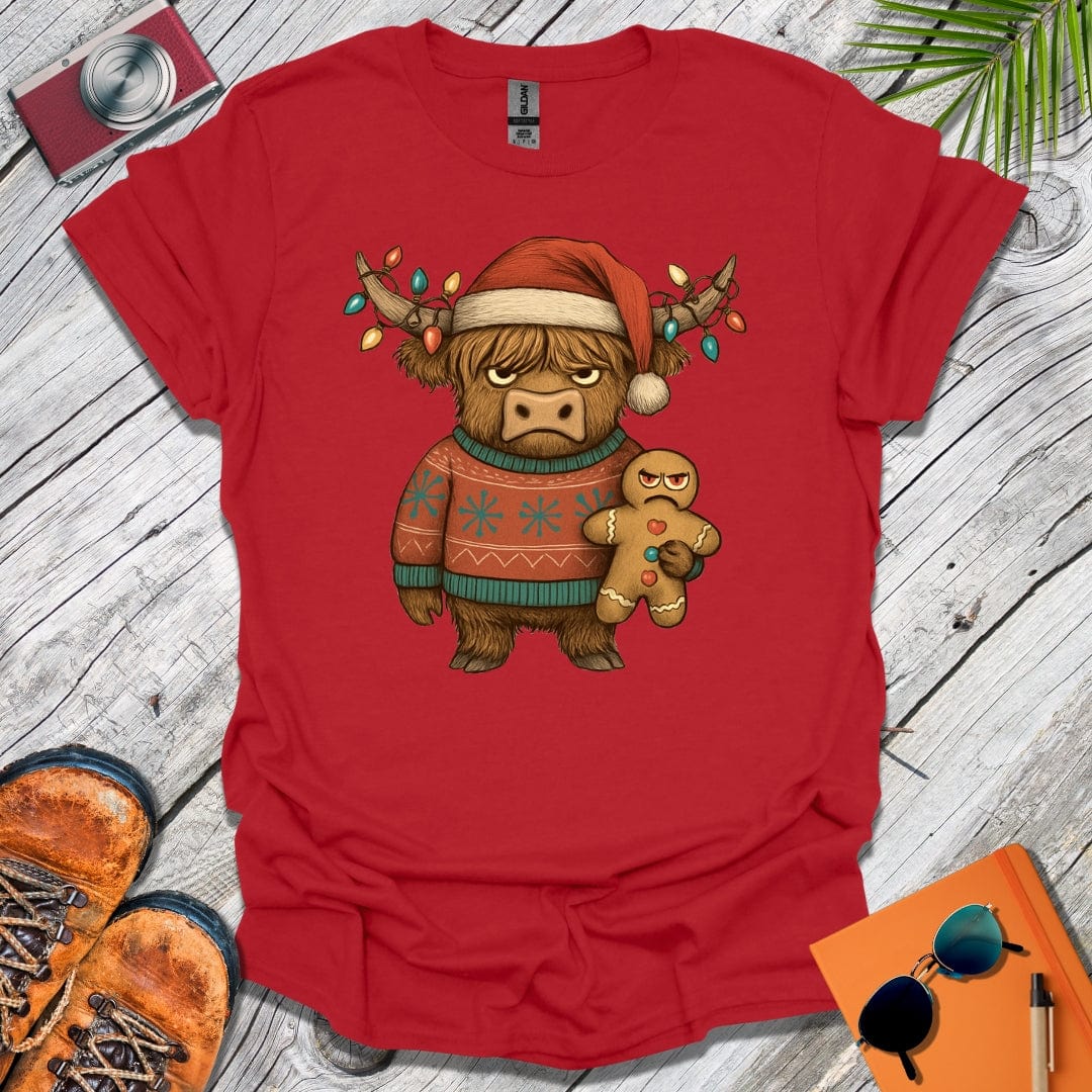 Life & Soul Xmas Cow T-Shirt