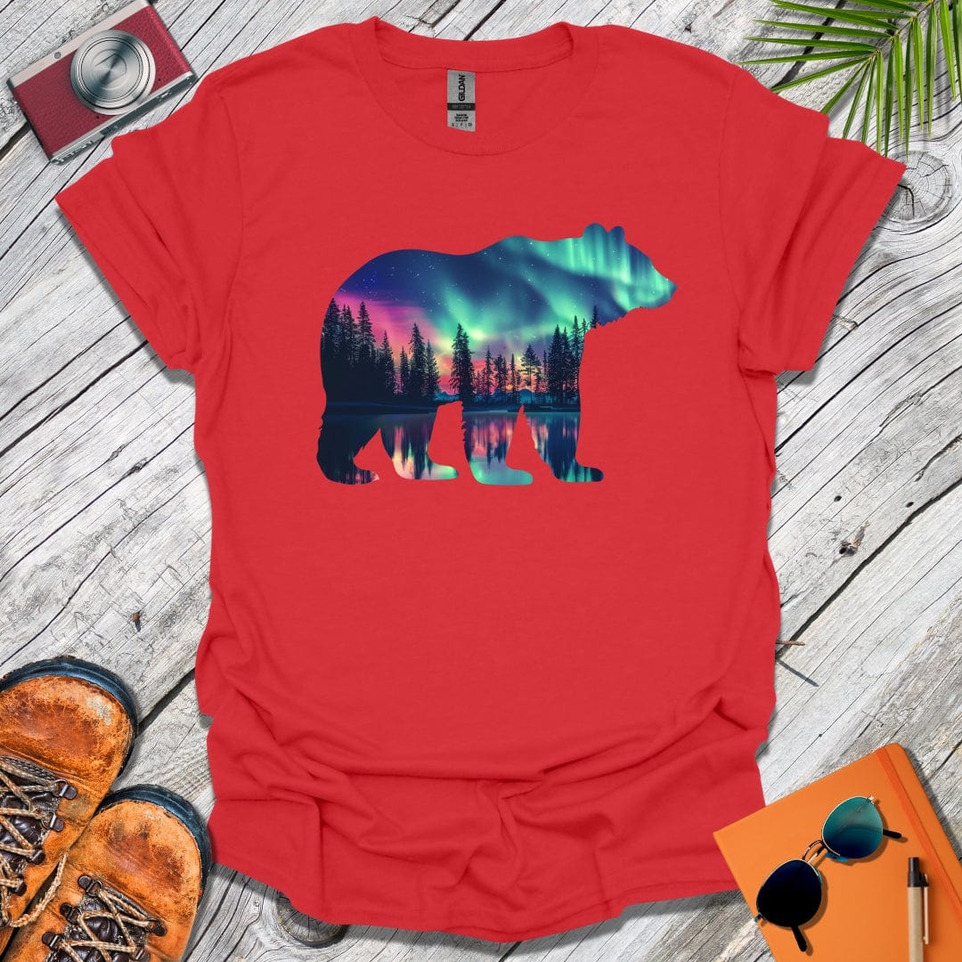 Northern Lights Bear T-Shirt