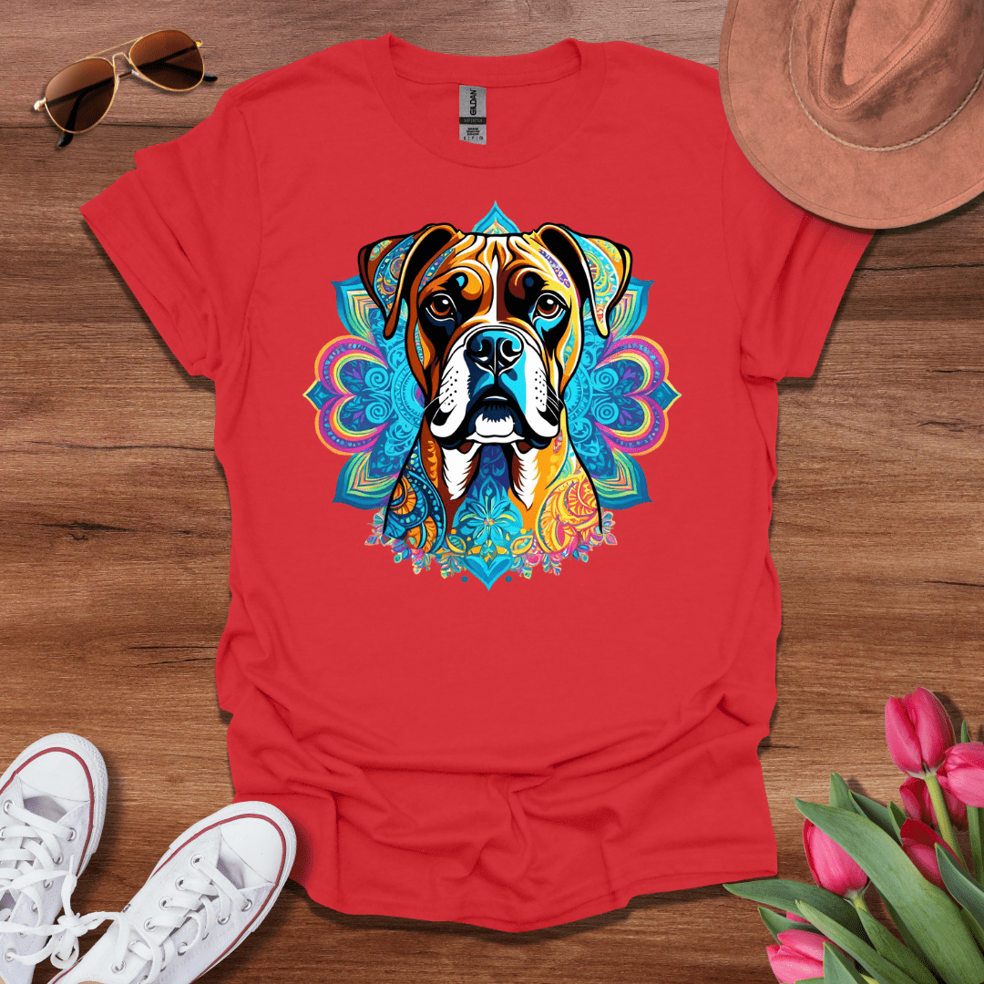 Psychedelic Boxer Dog T-Shirt
