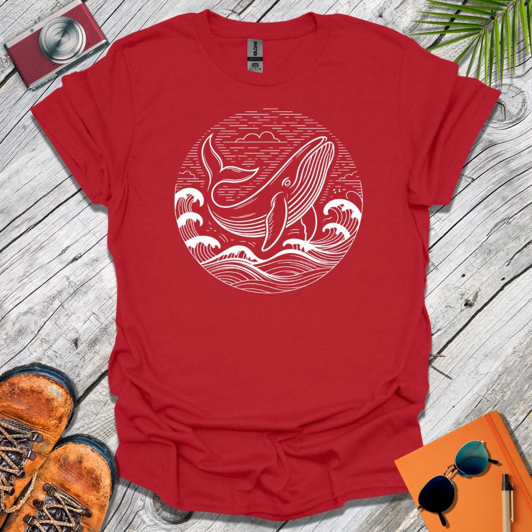 Whale Breach & Flow T-Shirt