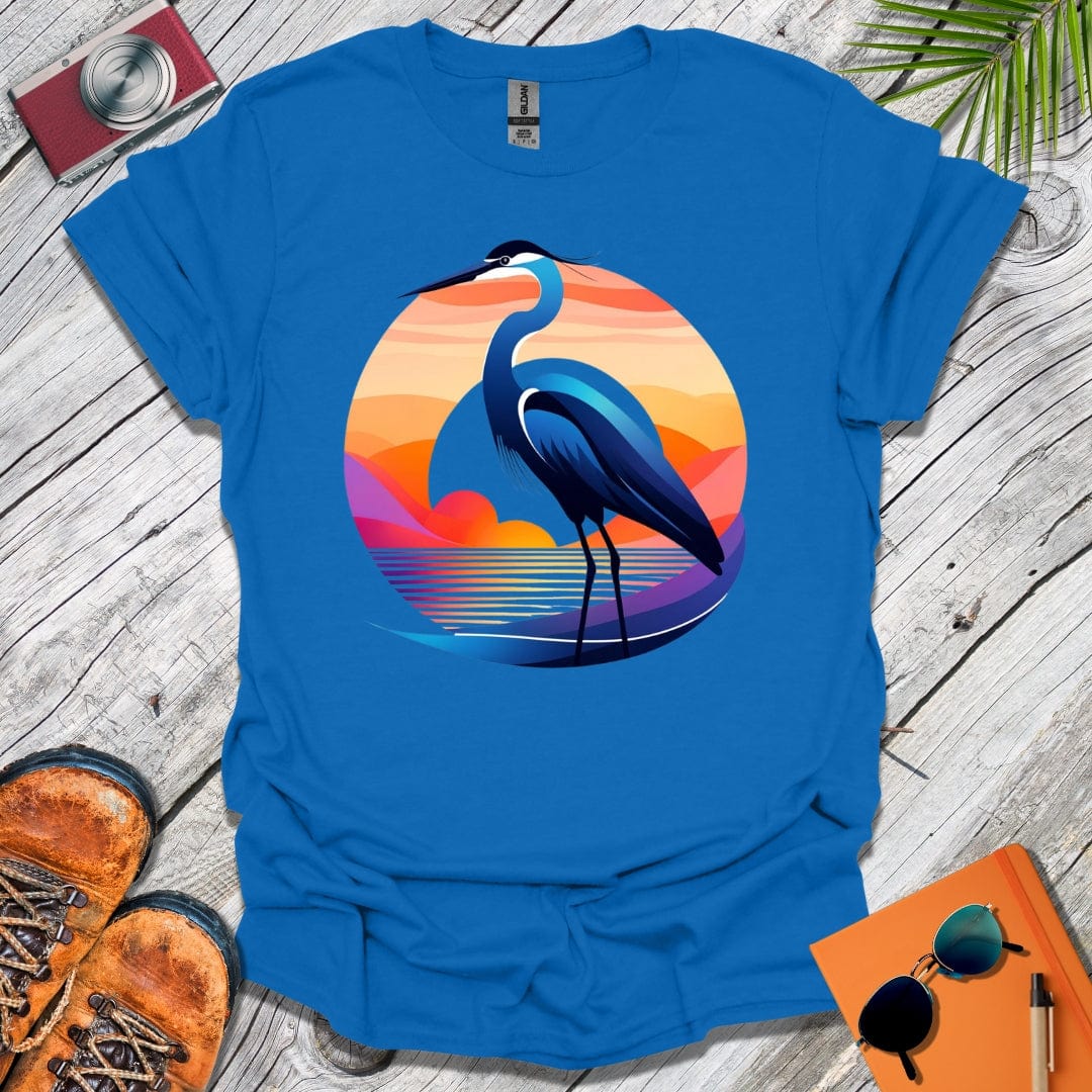 Heron Sunset T-Shirt