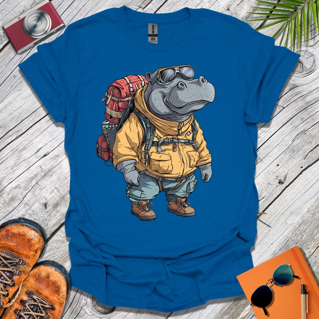 Hiking Hippo T-Shirt