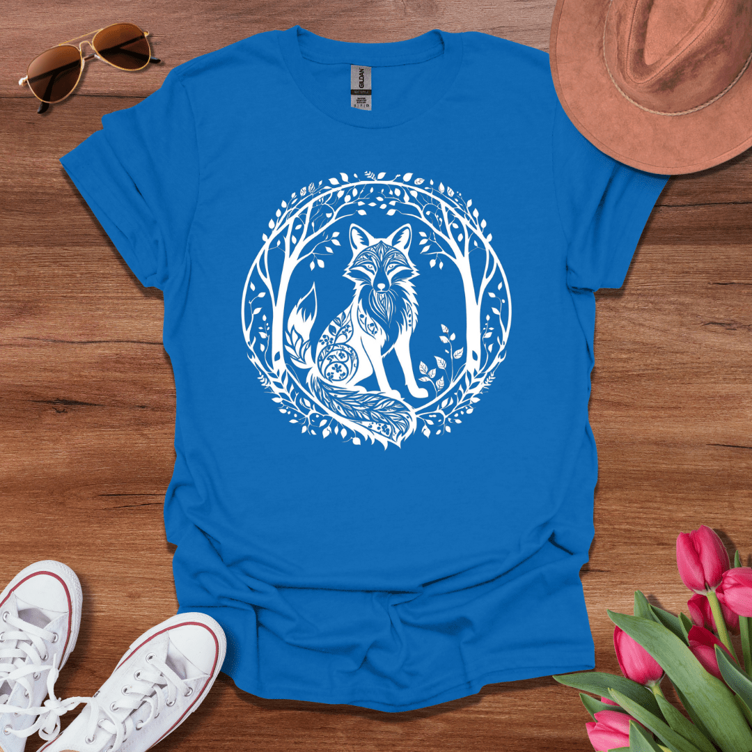 Minimalist Tree Fox T-Shirt