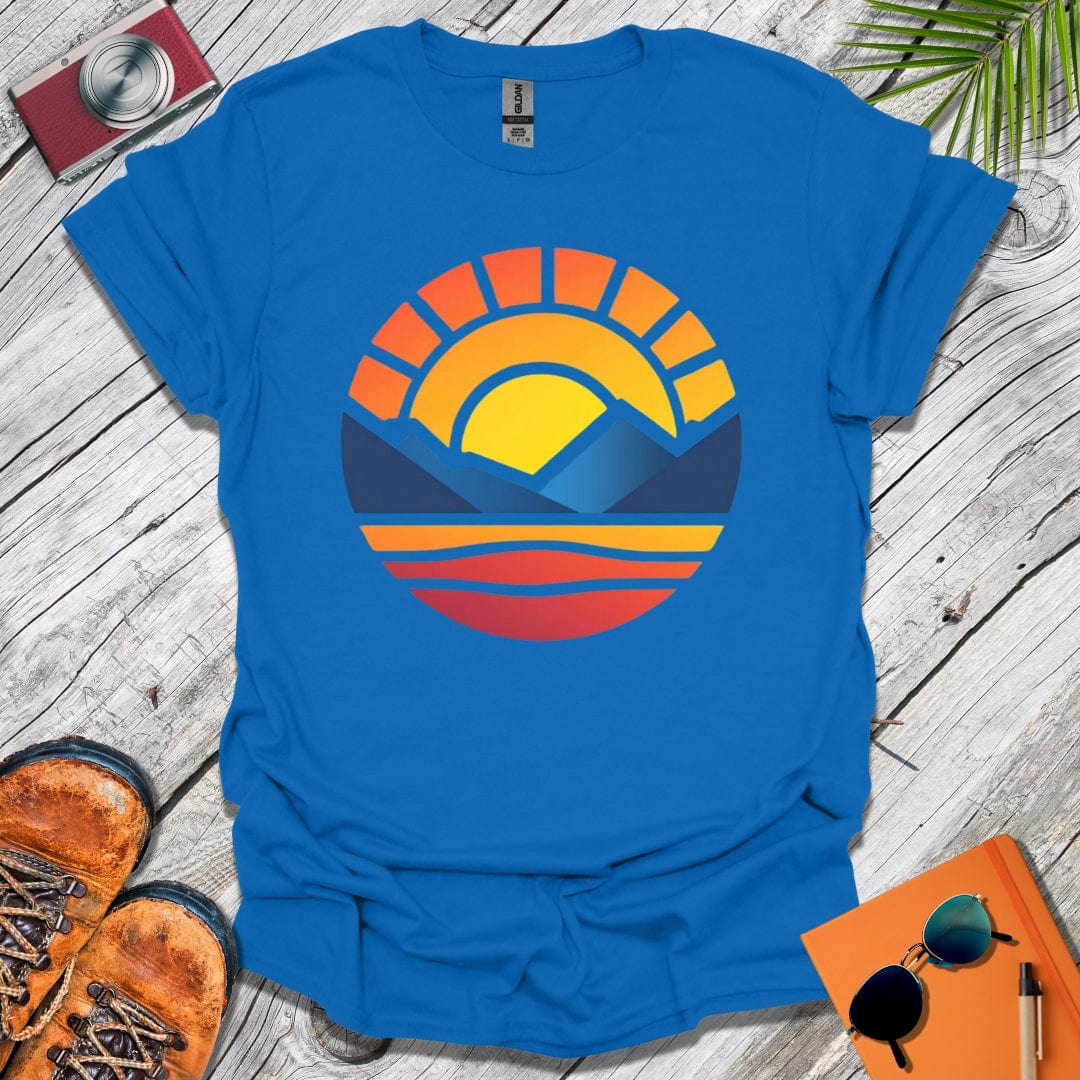 Mountains to Sea Sunset T-Shirt