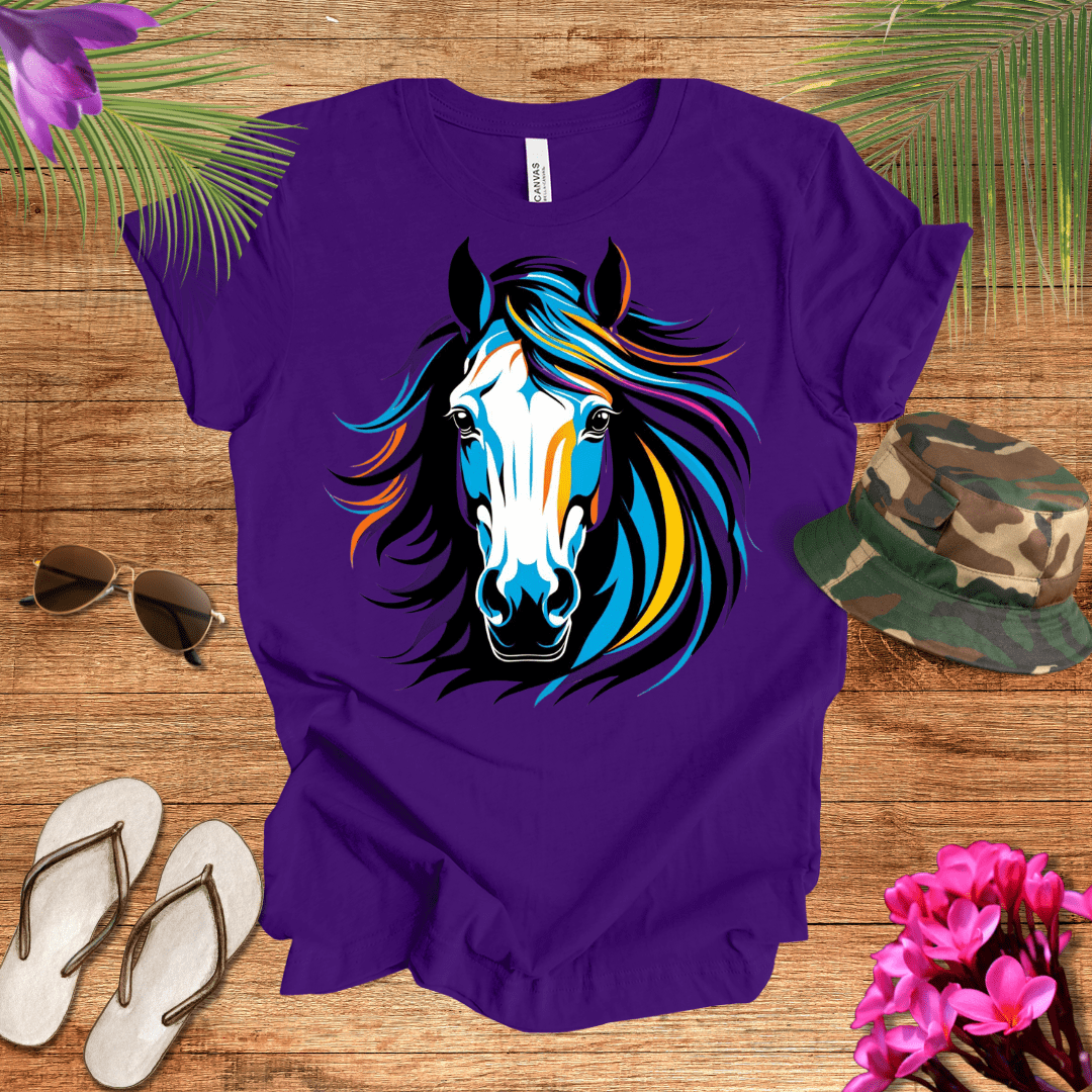 Colourful Horse Mane T-Shirt
