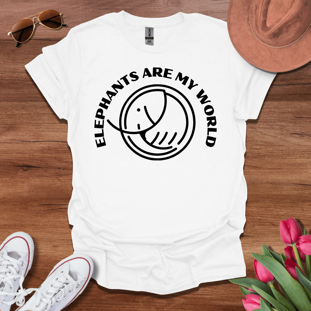 Elephants R My World T-Shirt