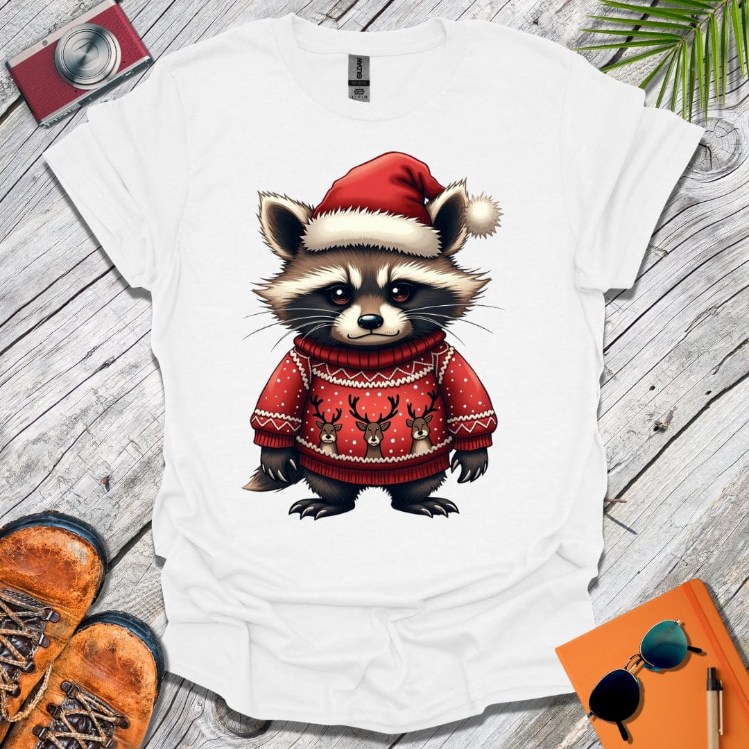 Festive Raccoon T-Shirt