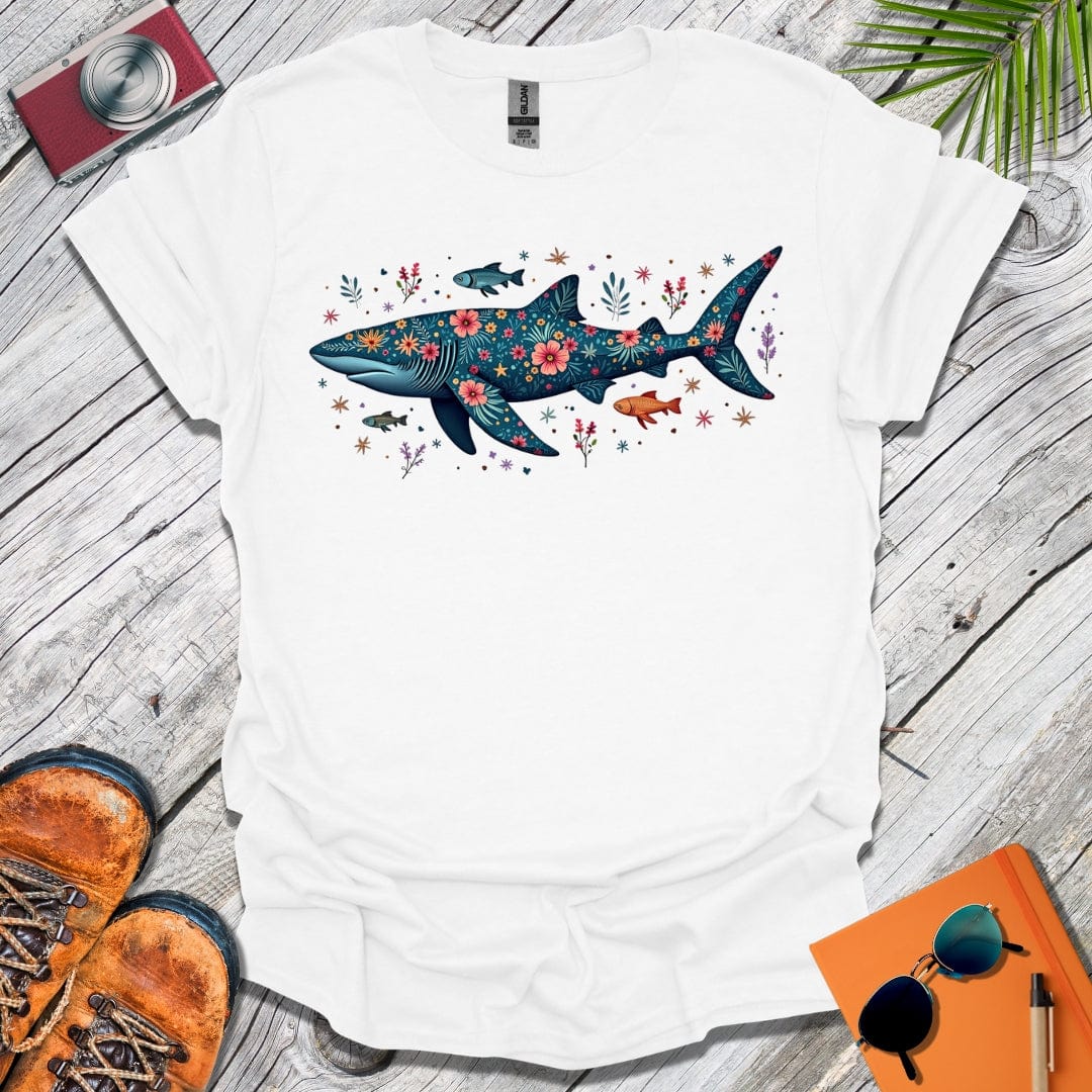 Floral Shark T-Shirt