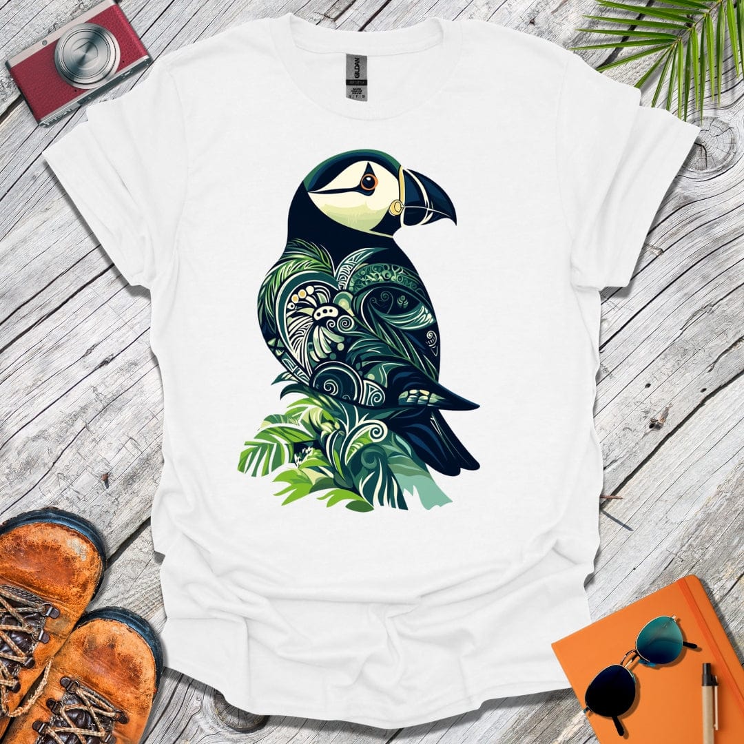 Green Puffin T-Shirt