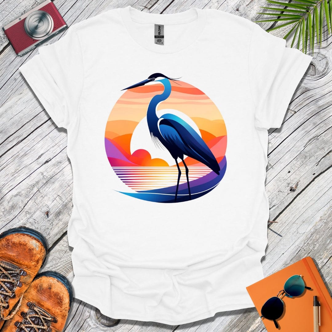 Heron Sunset T-Shirt
