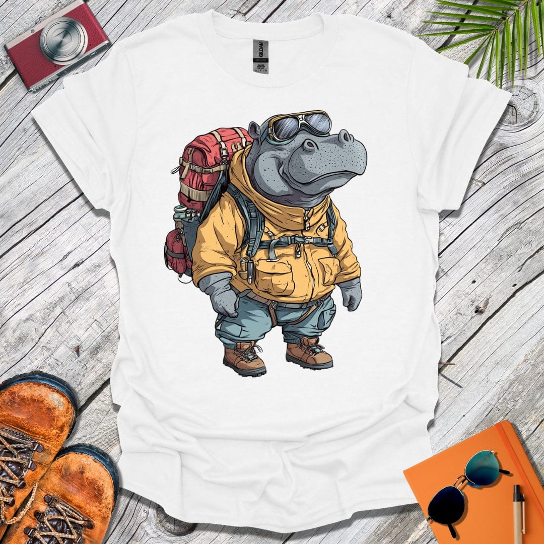 Hiking Hippo T-Shirt