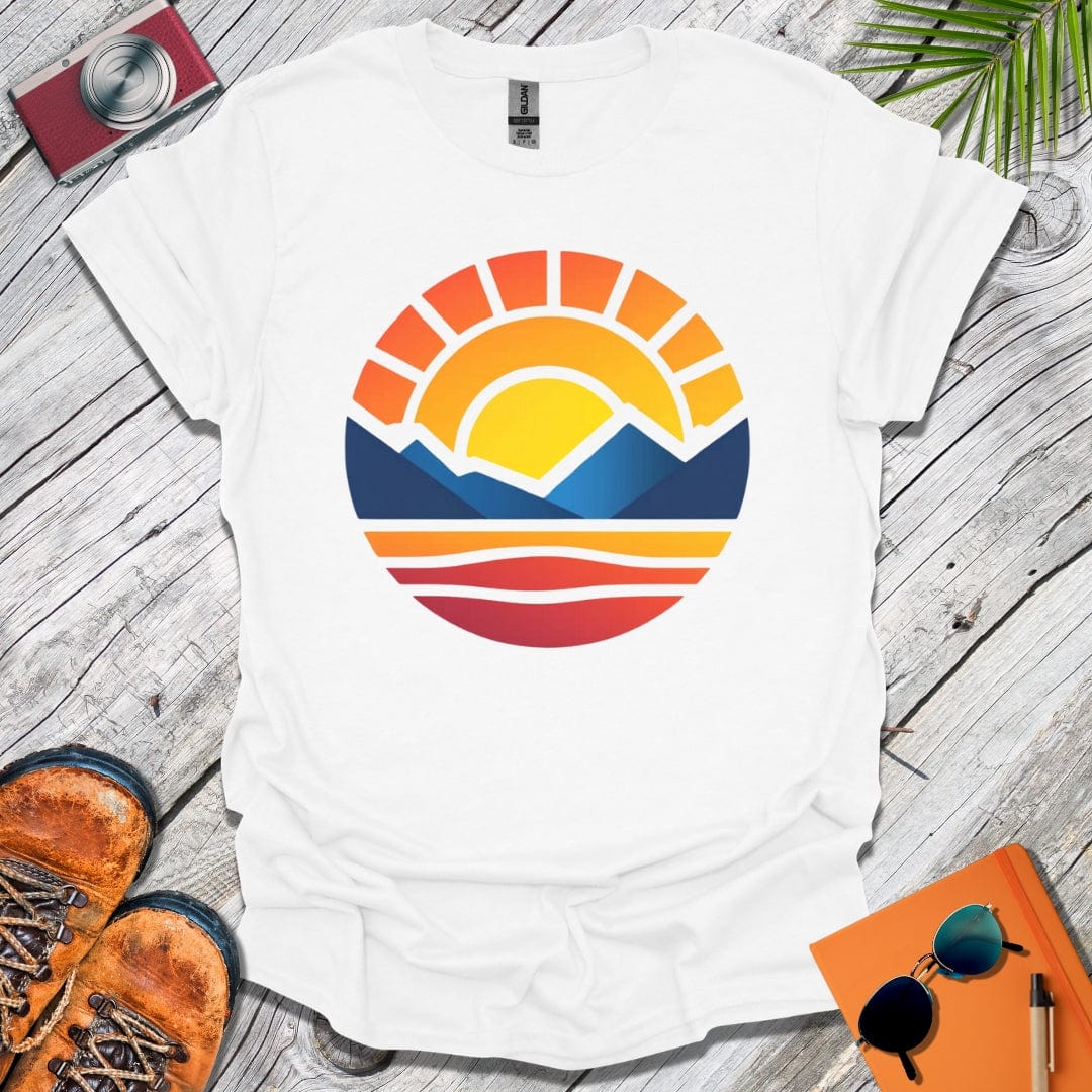 Mountains to Sea Sunset T-Shirt