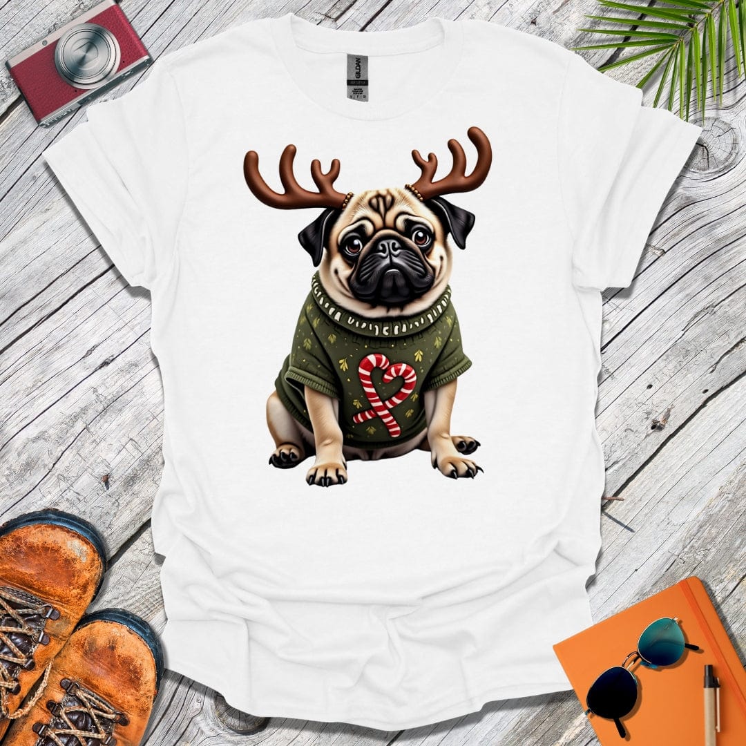 Festive Pug T-Shirt