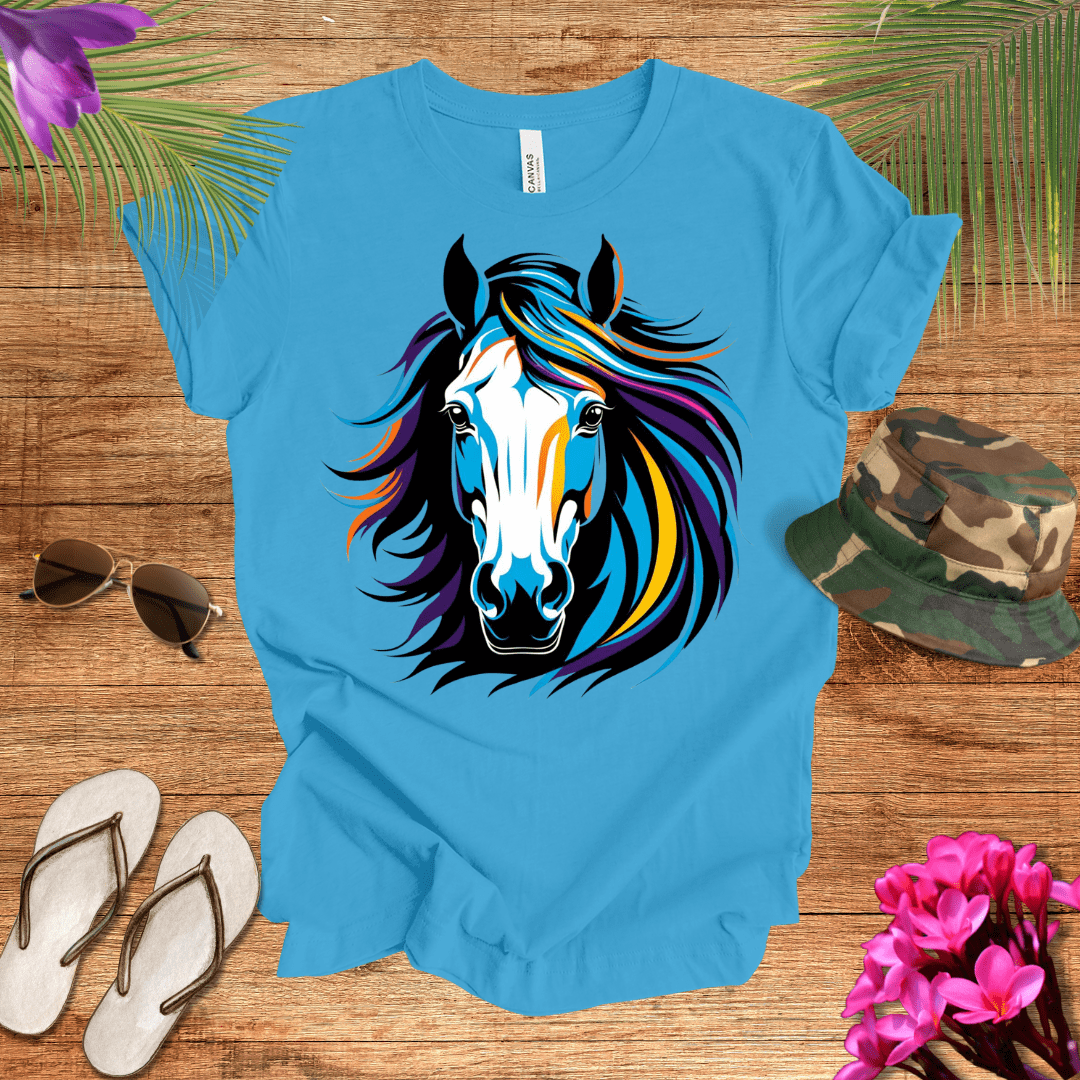 Colourful Horse Mane T-Shirt