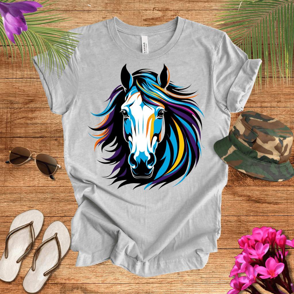 Colourful Horse Mane T-Shirt