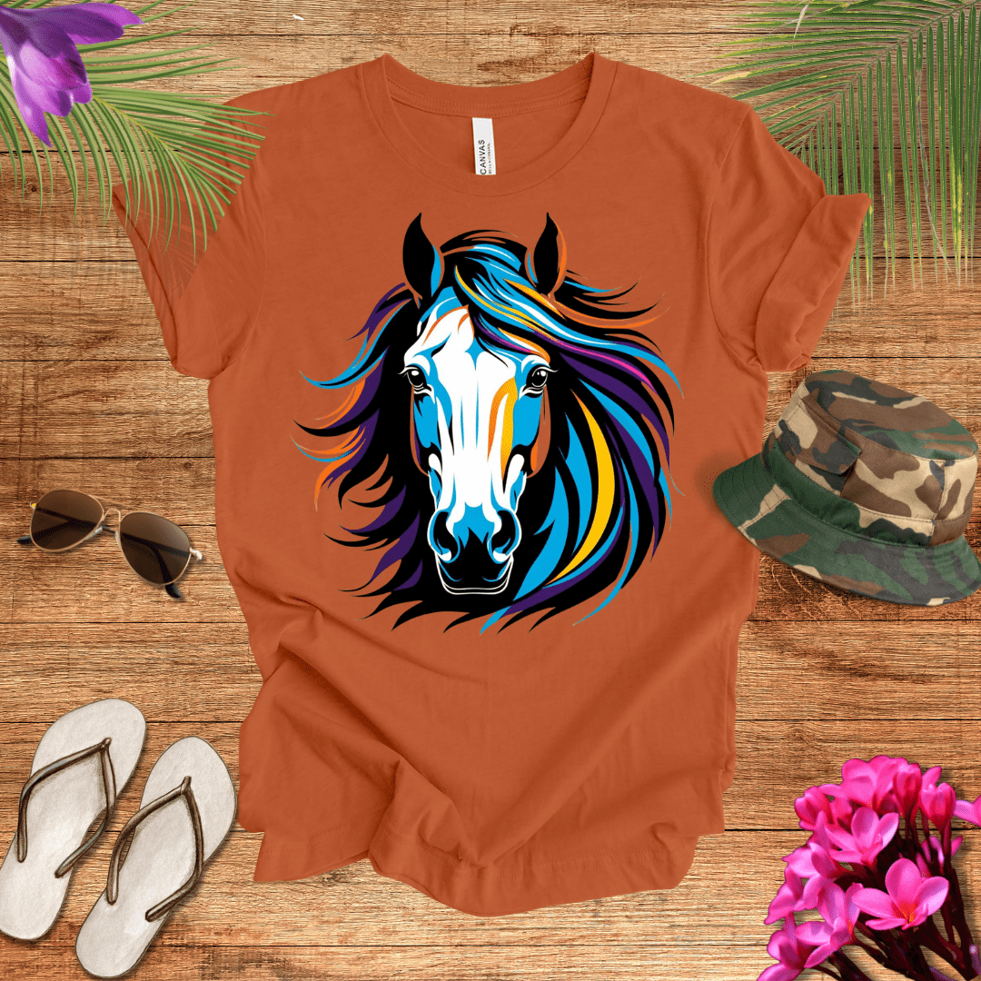 Colourful Horse Mane T-Shirt