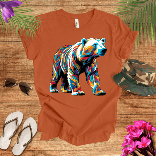 Northern Lights Polar Bear T-Shirt