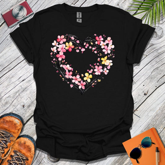 Apple Blossom Heart T-Shirt