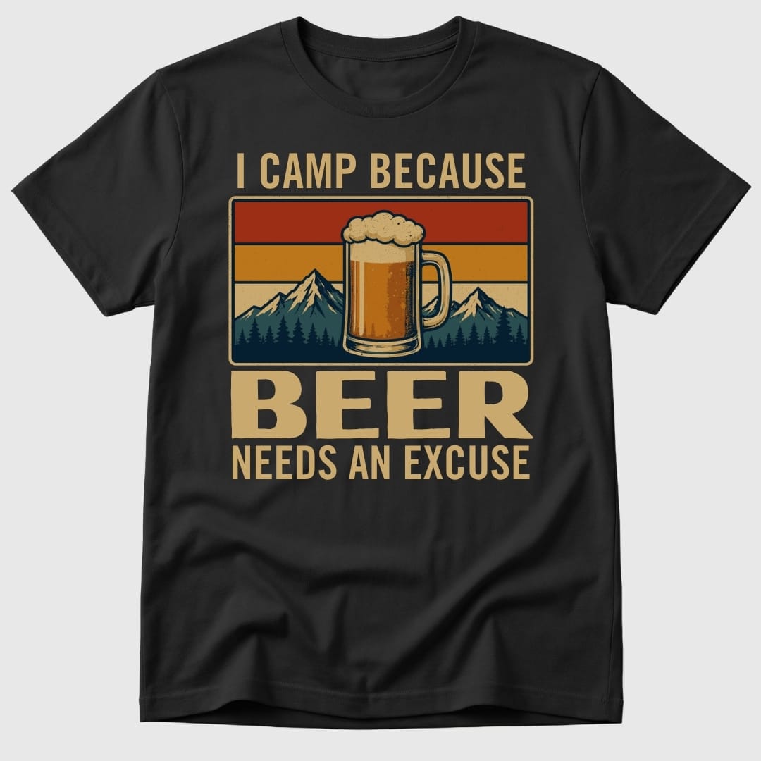 Camp For Beer T-Shirt