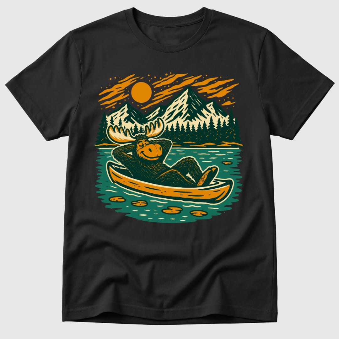 Chilled Lake Moose T-Shirt