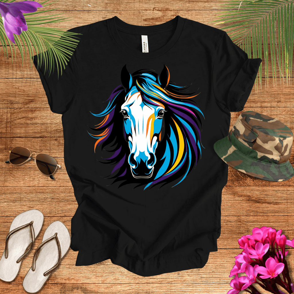 Colourful Horse Mane T-Shirt