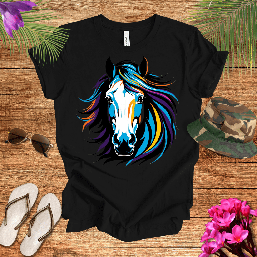 Colourful Horse Mane T-Shirt