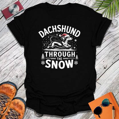 Dachshund Through Snow T-Shirt