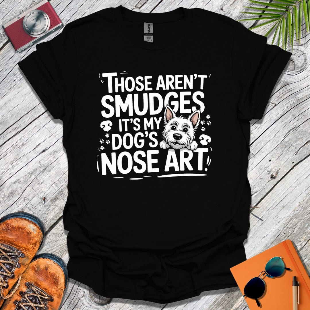 Dog Nose Art Westie T-Shirt