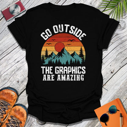 Go Outside Graphics T-Shirt