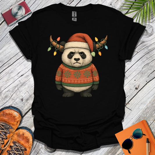Grumpy Xmas Panda T-Shirt