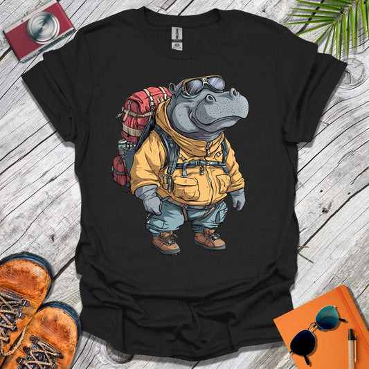 Hiking Hippo T-Shirt