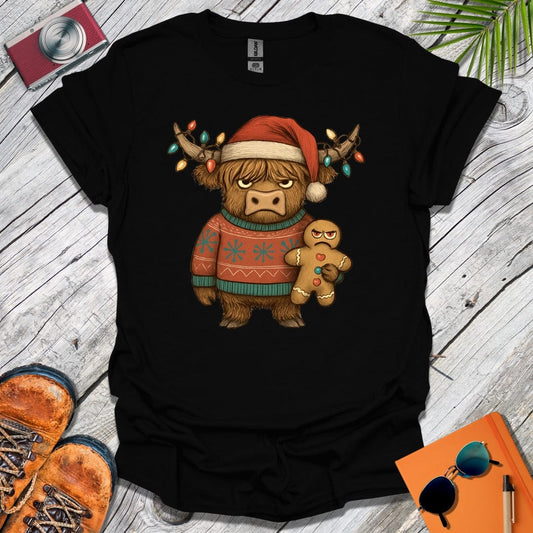 Life & Soul Xmas Cow T-Shirt