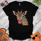 Mandala Giraffe Head T-Shirt
