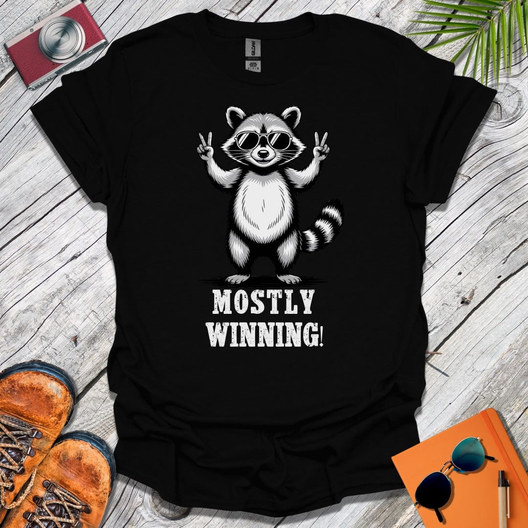 Mostly Winning Raccoon T-Shirt