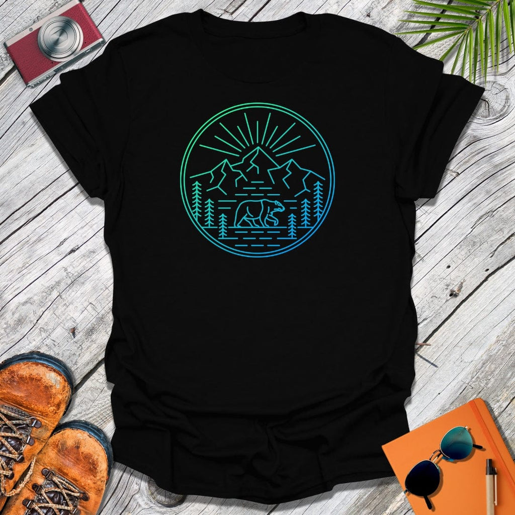 Neon Wilderness Bear T-Shirt