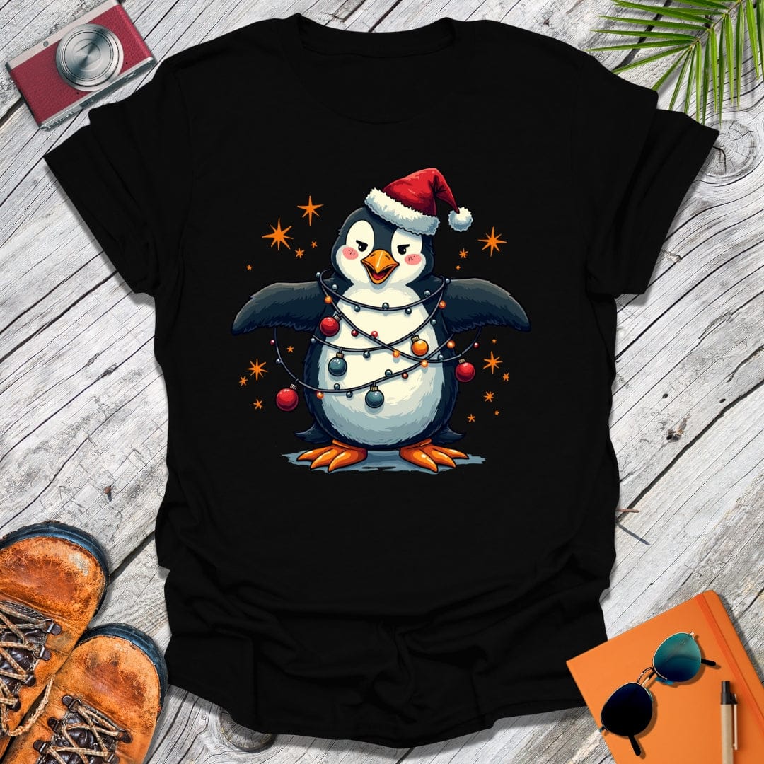 Xmas Mischief Penguin T-Shirt