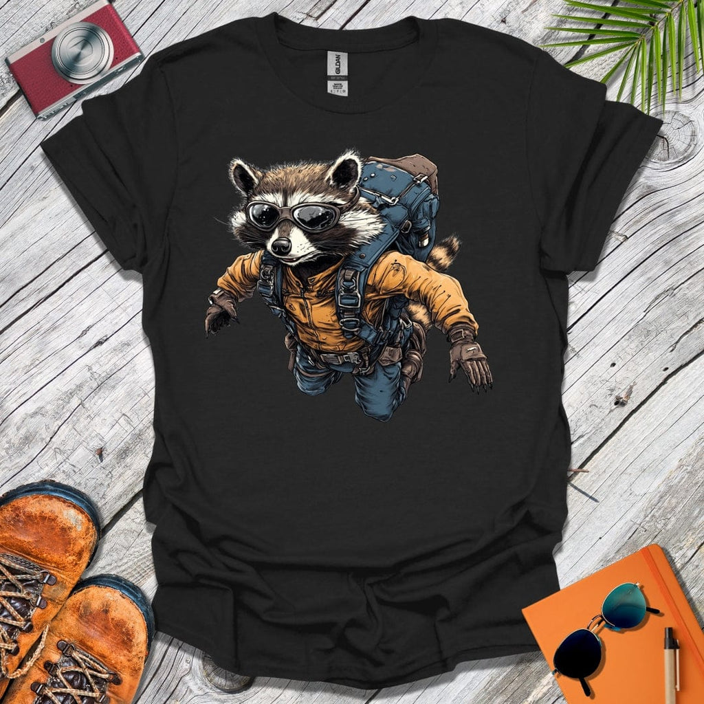 Freefalling Raccoon T-Shirt