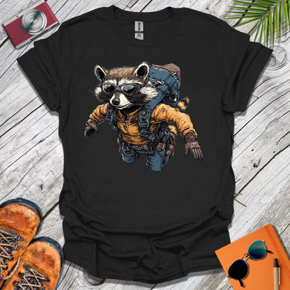 Freefalling Raccoon T-Shirt