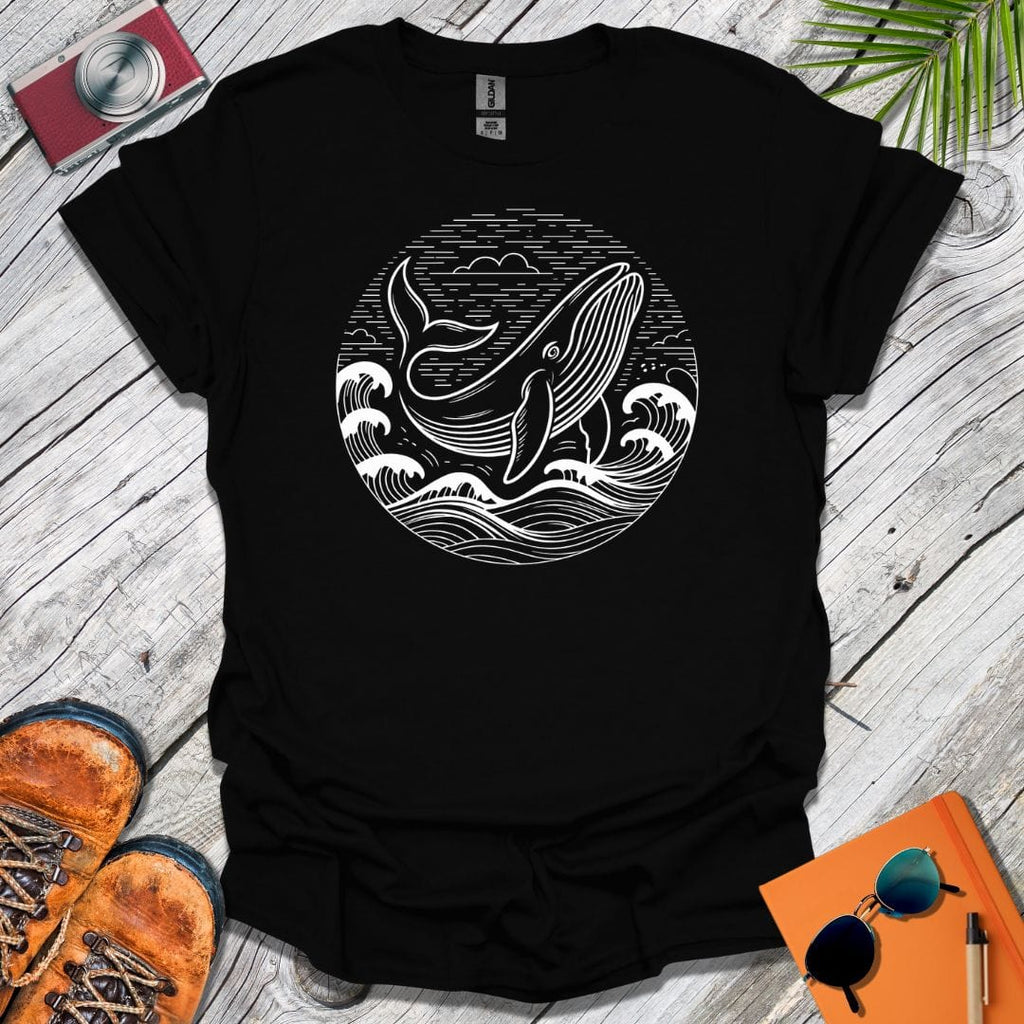Whale Breach & Flow T-Shirt
