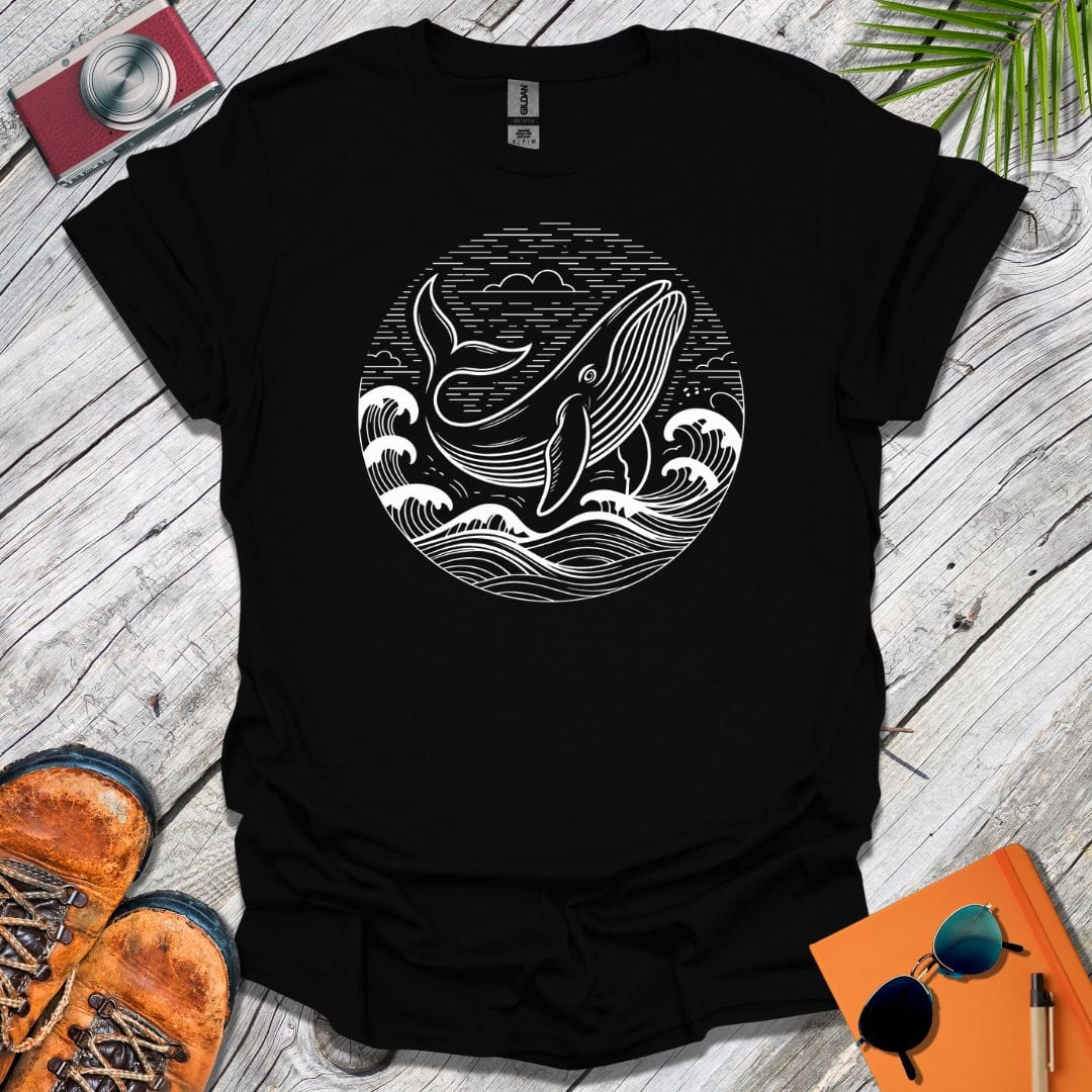 Whale Breach & Flow T-Shirt