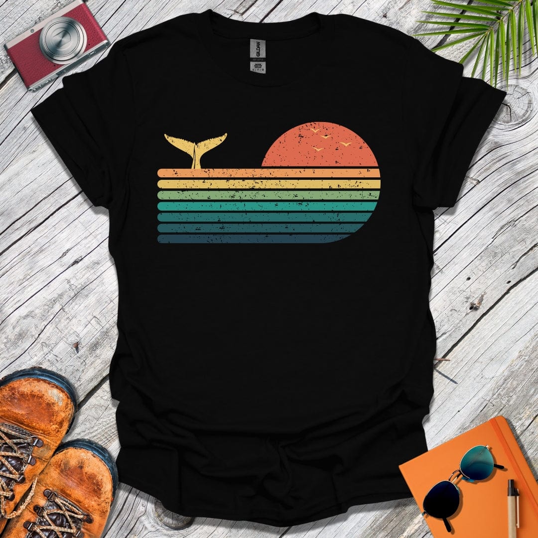 Whale Tail Sunset T-Shirt