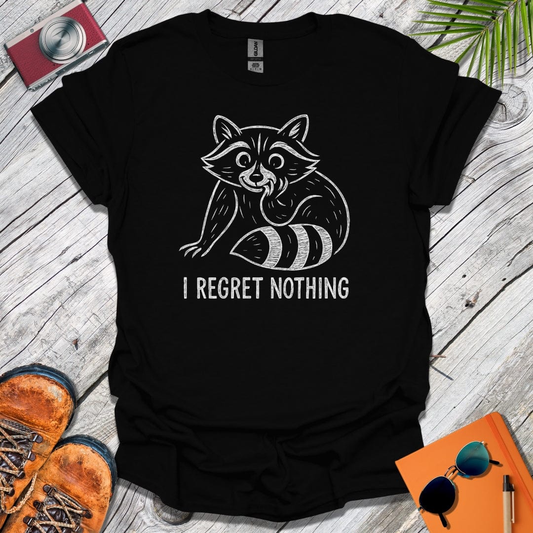 No Regrets Raccoon T-Shirt