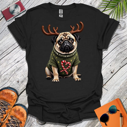 Festive Pug T-Shirt