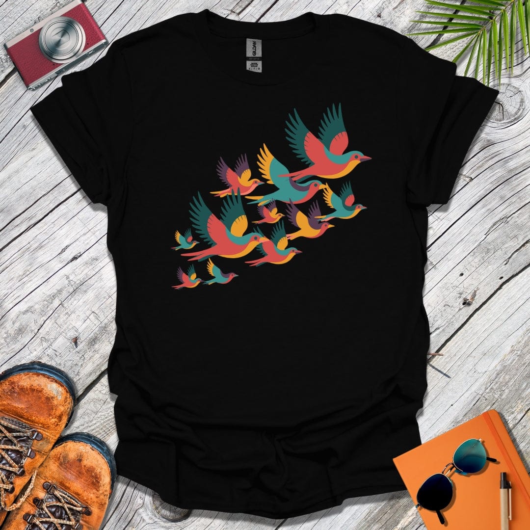 Bright Birds in Flight T-Shirt